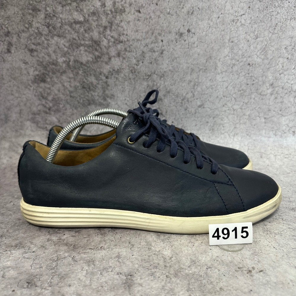 Cole Haan Grand Crosscourt II Sneaker Mens 9.5 Navy Leather Low Top Shoes